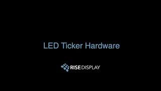 LED Ticker - Hardware Overview