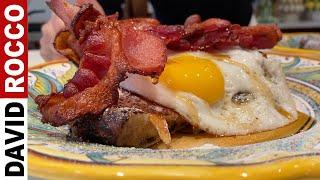 HOW TO MAKE: Italian Christmas Toast with Panettone, Bacon, and Eggs | David Rocco's Recipes