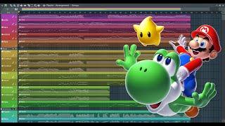 FL Studio 20 - Super Mario Galaxy 2(FLP) [Theme]