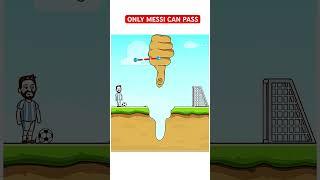 Can Messi Make the Goal  Best Funny Game #shorts #funny #game #viral #fyp #tiktokgame