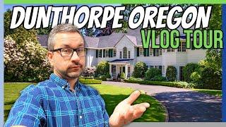 Portland Oregon's Most Expensive Neighborhood [Dunthorpe Portland Vlog Tour]