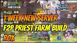 1 WEEK NEW SERVER ROX F2P PRIEST FARM BUILD  - ROX