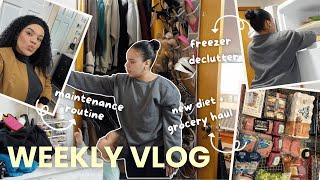 vlog | spring decluttering... self care + maintenance routine as a mom, I'm starting a new diet!