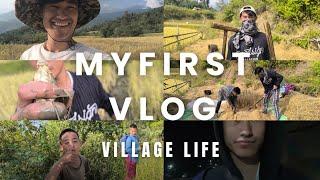 Spending 3 days holiday at home |My First Vlog| (Village life)