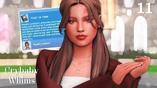 Going to University!   | Crybaby Whims Challenge #11 | The Sims 4 Legacy