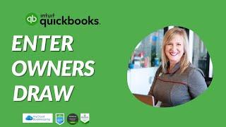 How do I Enter the Owner's Draw in QuickBooks Online?