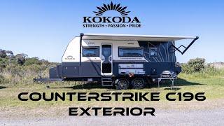 Counterstrike C196 | The Ultimate Electric Off-Grid Caravan Exterior | Kokoda Caravans