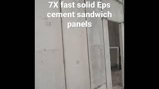 7X fast energy saving wall panel
