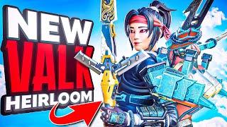 I UNLOCKED The NEW VALKYRIE HEIRLOOM + Gameplay!  (Apex Legends)