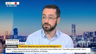 David Guiraud recadre tout un plateau sur la politique de Macron