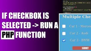 If Checkbox is Checked Do Something - PHP Tutorial [WordPress]