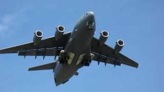 C-17 approach, Pápa Air Base