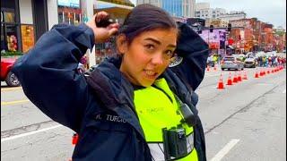 Crazy: PONY TAIL COP LADY GOES INSANE!!! First Amendment Audit - Nashville Tennessee
