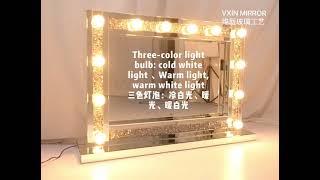 Crushed Diamond LED Mirror - Vxin Mirror