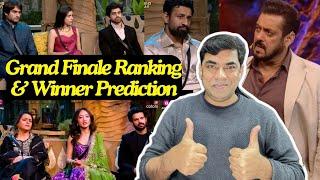 Bigg Boss 18 Grand Finale Ranking & Winner Prediction: Vivian vs Karan Vs Rajat कौन जीतेगा BB18?