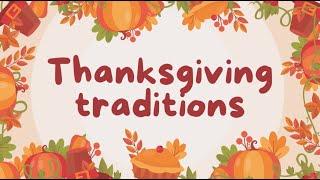 Thanksgiving Traditions ESL/ESOL B1-B2