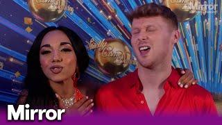 Strictly's Jamie Borthwick & Michelle Tsiakkas discuss their connection on the show