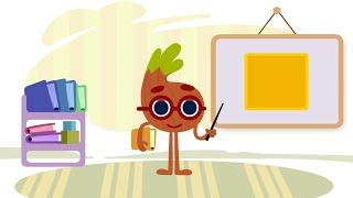 Умная Луковка - развивающий мультфильм для самых маленьких - Квадрат