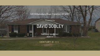 Home for Sale: 530 Williamsburg Road, Frankfort, KY  |  CENTURY 21 Simpson & Associates