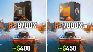 RYZEN 7 9700X vs RYZEN 7 7800X3D | Test in 6 Games