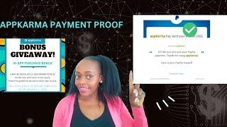 Appkarma Payment proof/ Earn up to $50/ Appkarma referral code bonuses/ Appkarma legit or fake?