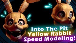 (fnaf/blender) ITP Yellow Rabbit Speed Modeling! [Part 1/2]