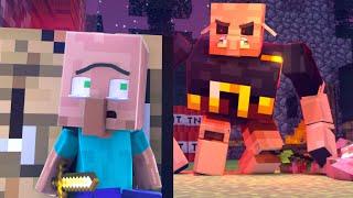 The minecraft life of Steve and Alex | Big pig | Minecraft animation