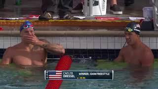 Men’s 100m Free A Final | 2018 TYR Pro Swim Series – Santa Clara