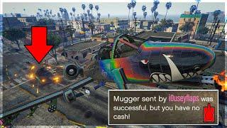 How To PERFECTLY Troll Griefers With A B11 Jet on GTA Online!