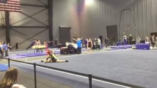 JP's Level 10 floor at Region 8 Championships