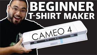 How To Make Custom Shirts with CAMEO 4 SILHOUETTE VINYL CUTTER