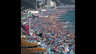 Bournemouth Beach as busy as its ever been on the 3rd day of the Air Festival