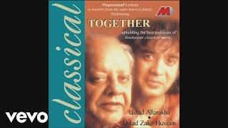 Ustad Alla Rakha, Ustad Zakir Hussain - Ustad Alla Rakha Solo In Rupak Taal (Pseudo Video)