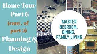 Home Tour Part-6(cont. of Part 5)|Dining,Lift,2nd hall, master bedroom planning & design|SSK