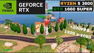 GTX 1660 SUPER + Ryzen 5 3600 Fortnite Chapter 5 Season 1 | Solos | performance mode