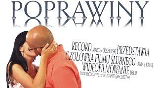 RECORD WIDEOFILMOWANIE DSLR ŁÓDŹ | Czołówka Poprawiny Kamerzysta ślubny Filmowanie poprawin ślubów