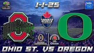 1-1-25 Ohio State vs Oregon Game Audio | College Football Playoff LIVE Streamcast & Chat