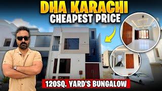  LOW PRICE!  120 Sq. Yards DESIGNER HOUSE in DHA Karachi Phase 7 Ext | 5-Bed + Basement 