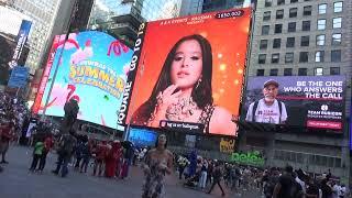 filming times square billboards
