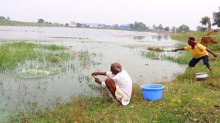 Fishing Video || The old man's fishing experience is really good || Amazing hook fishing