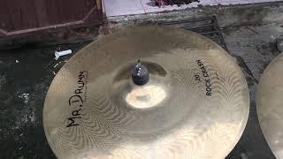 Mr.drumm rb rock  crash series ride 20 & Zildjian mega bell ride 21