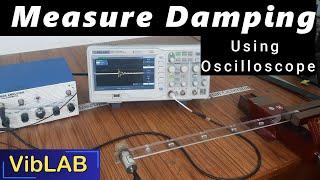 Internal Damping of beam by Logarithmic Decrement || science experiments | Vibration and DoM