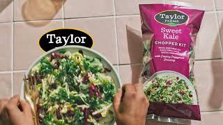 Taylor Farms Sweet Kale Chopped Salad Kit: 15s