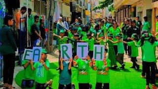 Environment day dance by nursery kids.