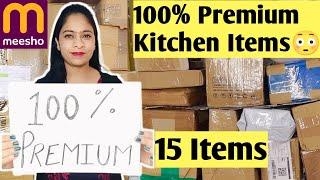 Meesho 100% Premium Kitchen Items ️ 15 Amazing Kitchen finds #kitchen