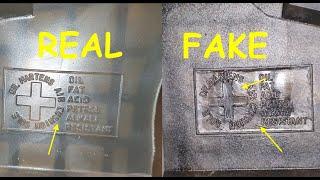 Dr Martens boots real vs fake review. How to spot fake Dr Martens Jadon boots