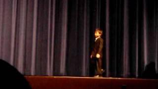 Sean Lin,  Taiwanese speech contest winner performance, part I entrance to stage
