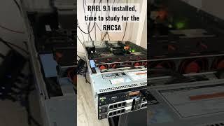 #RedHat #Linux installed on my new #Dell #PowerEdge #R730. Time to study for the #RHCSA ️