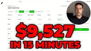 Watch Millionaire Trader Sell Puts Live! (Selling put options for beginners)