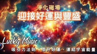 提升頻率的秘密｜淨化磁場，迎接好運與豐盛｜吸引力法則｜好運音樂｜冥想音樂｜治癒心靈好運便來｜宇宙之間傳輸能量的能力『靈療音樂 Lucky Music』